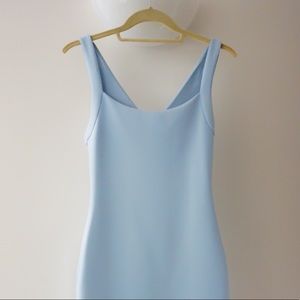 Marciano scuba Zoie dress in powder blue